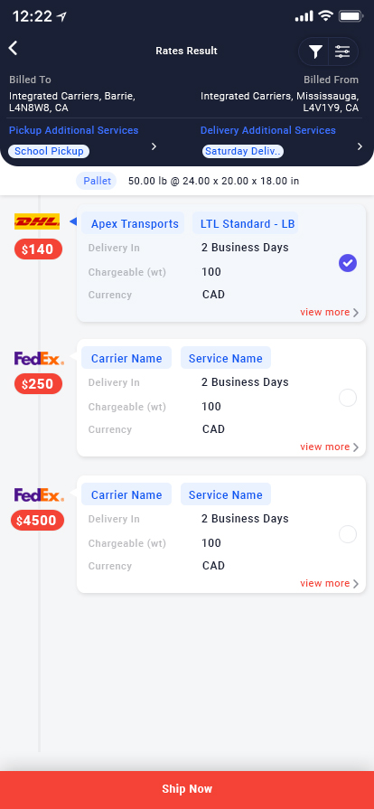 Rates